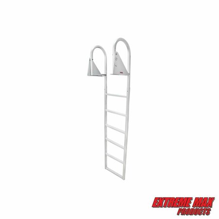 EXTREME MAX Extreme Max 3005.3907 Flip-Up Dock Ladder - 6-Step 3005.3907